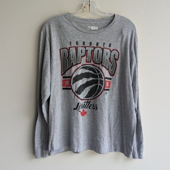 NBA Toronto Raptors long sleeve cotton tee shirt - Picture 1 of 5